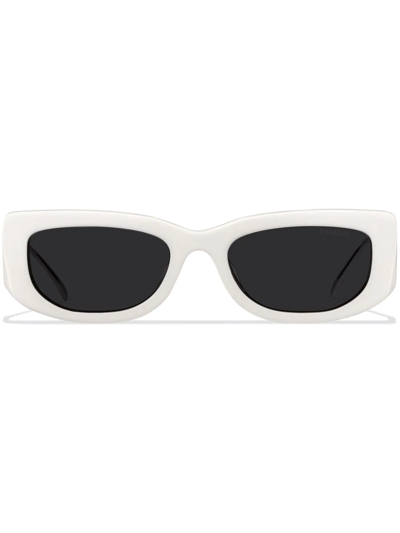 Prada Rectangle-frame Sunglasses In Grey