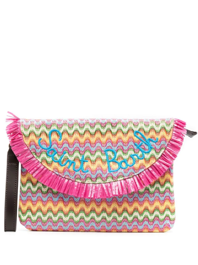 Mc2 Saint Barth Straw Handbag Multic 77 In Multicolor