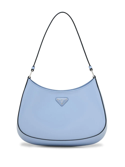 Prada Cleo Shoulder Bag In Blue