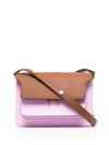 Marni Colour-block Trunk Crossbody Bag In Pink