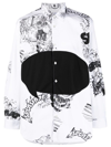 COMME DES GARÇONS SHIRT COMIC-PRINT SHIRT