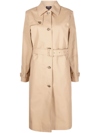 APC COTTON BELTED TRENCH-COAT