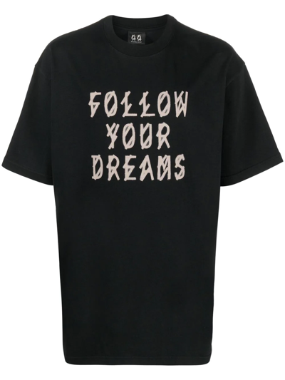 44 Label Group T Shirts In P127 Black