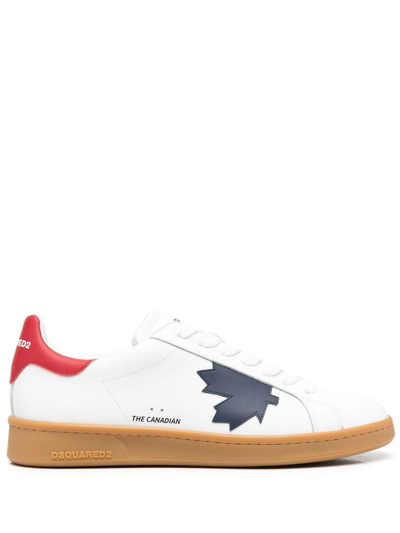 Dsquared2 Low-top Almond-toe Sneakers In <p>