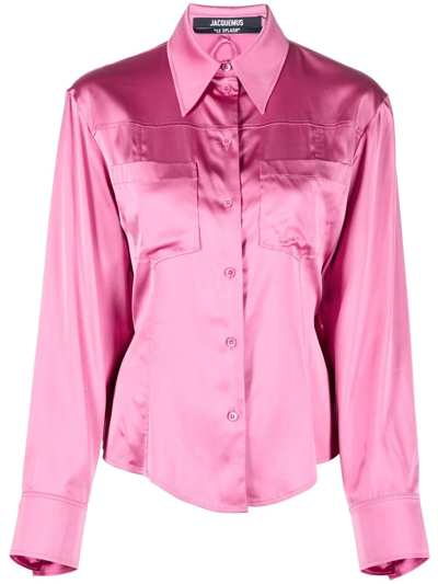 Jacquemus Pink 'la Chemise Mentalo' Shirt