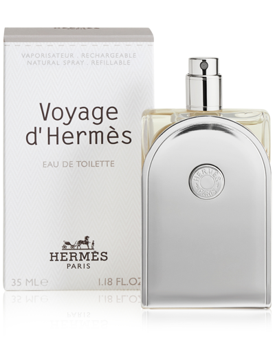 Hermes Voyage D', Eau De Toilette Refillable Spray, 1.18 Oz.