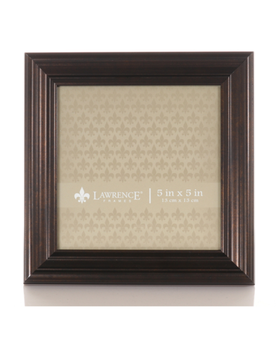 Lawrence Frames Sutter Burnished Picture Frame, 5" X 5" In Bronze