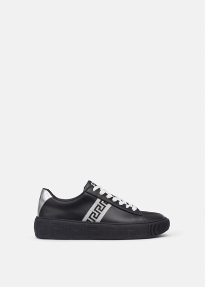 Versace Greca Sneakers, Male, Black, 45
