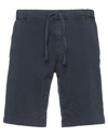 Modfitters Man Shorts & Bermuda Shorts Midnight Blue Size Xxl Cotton, Elastane