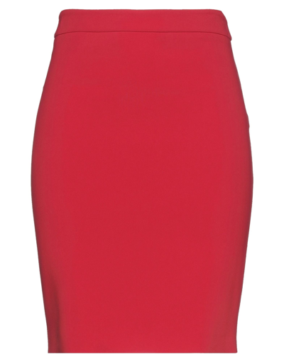 Boutique Moschino Mini Skirts In Red