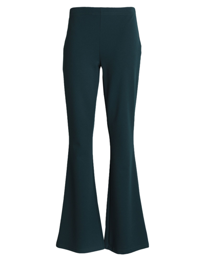 Spago Donna Pants In Dark Green