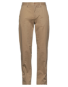 BARBOUR BARBOUR MAN PANTS CAMEL SIZE 42W-32L COTTON, ELASTANE