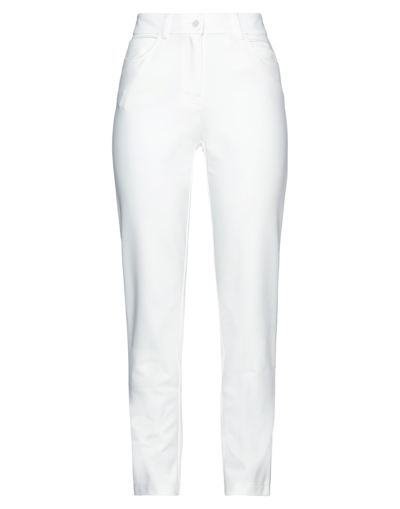 Clips Pants In White