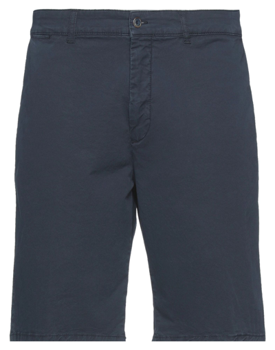 Harmont & Blaine Man Shorts & Bermuda Shorts Midnight Blue Size 28 Cotton, Elastane
