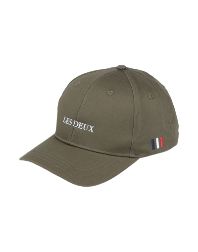 Les Deux Hats In Military Green