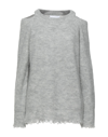 Erika Cavallini Sweaters In Light Grey