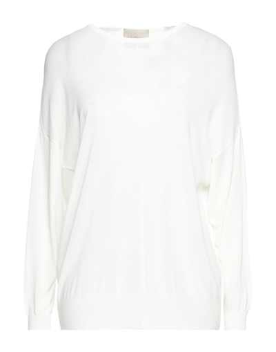 N.o.w. Andrea Rosati Cashmere Sweaters In White