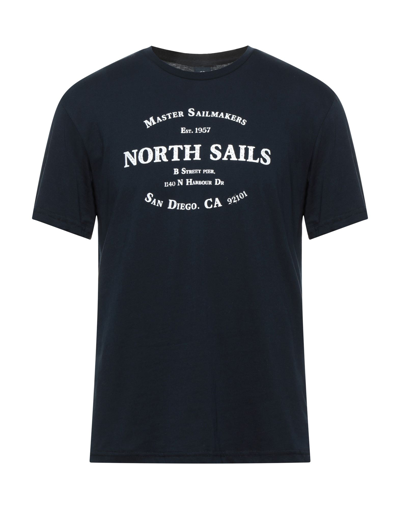 North Sails T-shirts In Blue