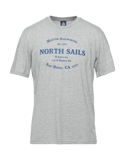 North Sails T-shirts In Grey