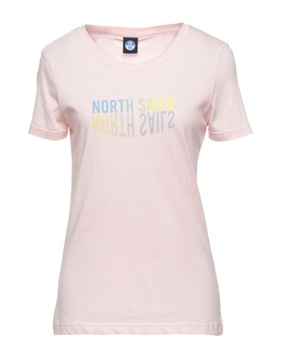 North Sails T-shirts In Pink