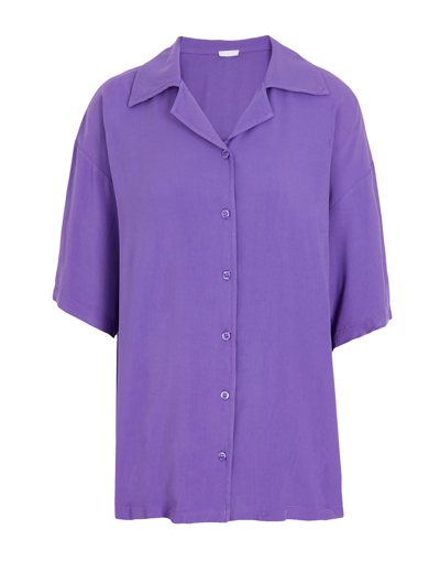 8 By Yoox Shirts In Purple