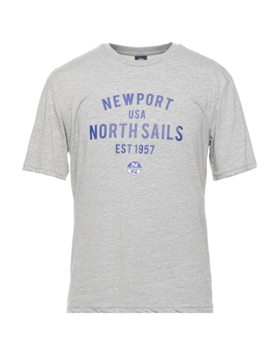 North Sails T-shirts In Grey