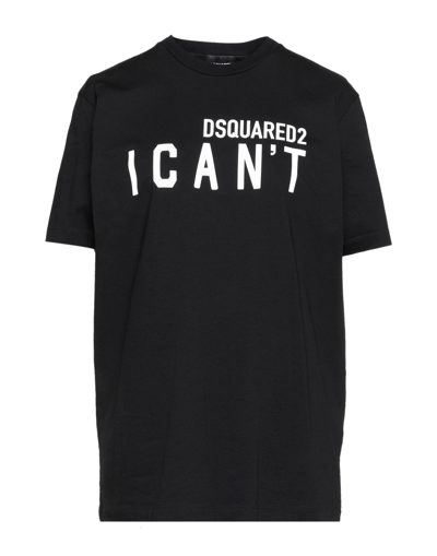 Dsquared2 T-shirts In Black