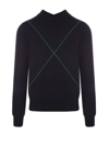 Bottega Veneta Sweater In Blend Cotton In Black