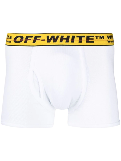 Off-white Logo Waistband Briefs - 白色 In White
