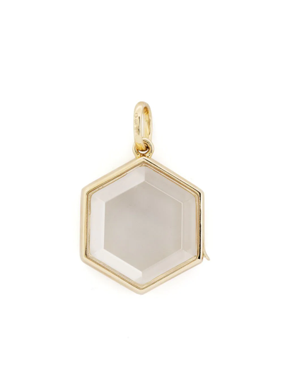 Loquet 14kt Yellow Gold Hexagon Locket