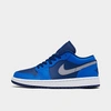 Nike Jordan Women's Air Retro 1 Low Casual Shoes In Game Royal/stealth/blue Void/white