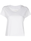 ALEXANDER WANG RUBBERISED LOGO COTTON T-SHIRT