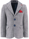 Moustache Single-breasted Blazer In Grey