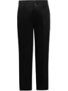Moustache Tailored Stretch-cotton Trousers In Black