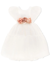 Tulleen La Croix Tulle Dress In White