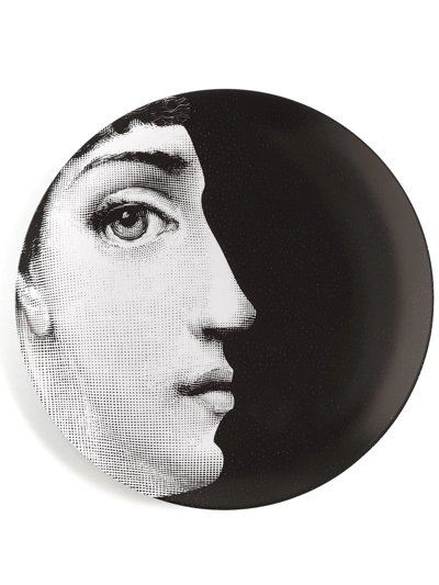 Fornasetti Tema E Variazioni N.114 Wall Plate In White