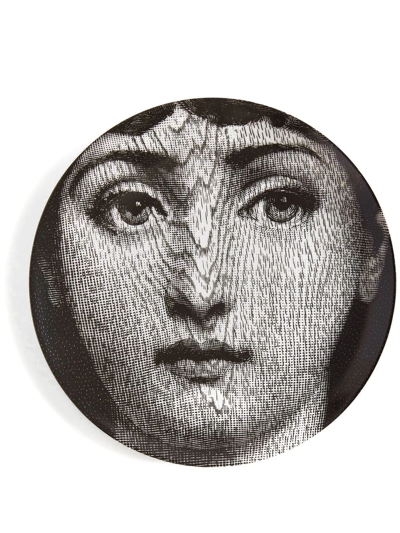 Fornasetti Tema E Variazioni N.90 Wall Plate In White