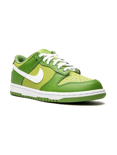 Nike Teen Dunk Low Sneakers In Green