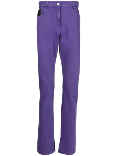Alyx Mid-rise Flared Jeans In Purple