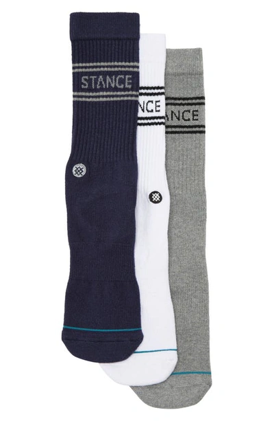 Stance Basic Crew Socks In Navy