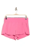 Z By Zella Interval Woven Run Shorts In Pink Chateau