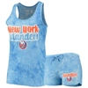 Concepts Sport Women's  Royal New York Islanders Billboard Racerback Tank Top And Shorts Set In Royal