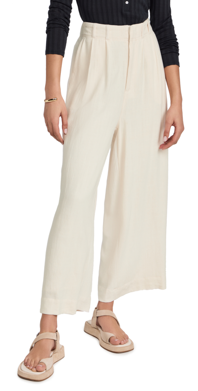 Z Supply Farah Trousers In White