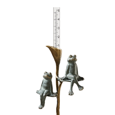 Frontgate Lily Frog Rain Gauge
