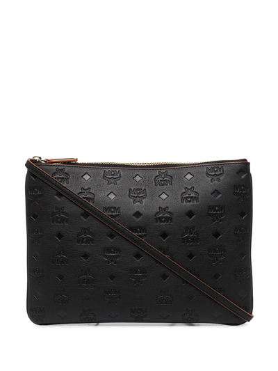 Mcm Medium Pouch-pocket Crossbody Bag In Black