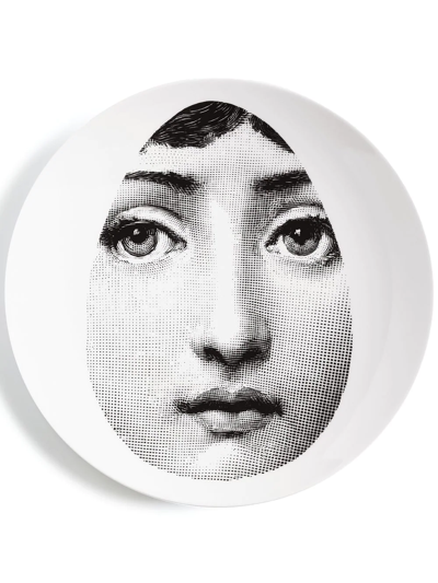 Fornasetti Tema E Variazioni N.59 Wall Plate In White