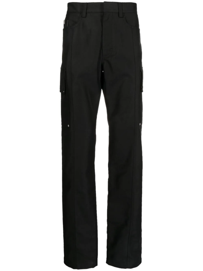 Alyx High-waisted Cargo Trousers In Black