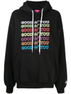 Bapy By *a Bathing Ape® Text Print Hoodie In Black
