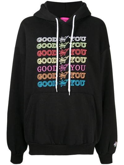 Bapy By *a Bathing Ape® Text Print Hoodie In Black