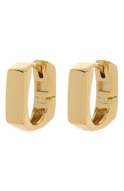 Vince Camuto Square Huggie Hoop Earrings In Gold-tone